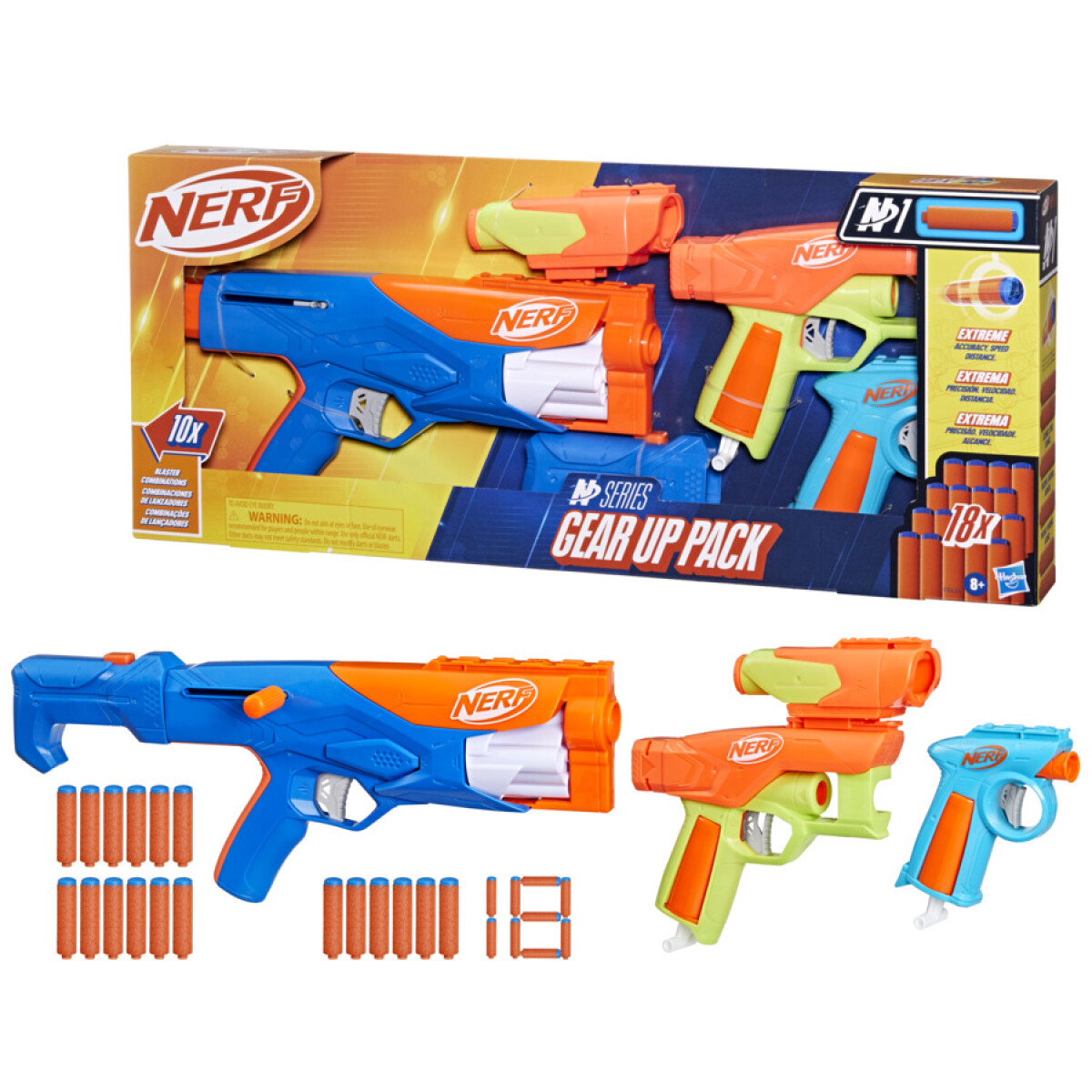 Pistola Nerf N Series Gear Up Pack 