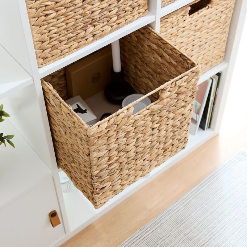 Cesta cuadrada jacinto de agua Cesta cuadrada jacinto de agua