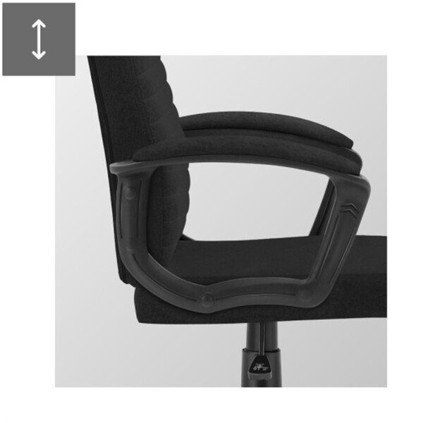 Silla De Oficina Ergonómica Huzaro Boss 2.5 SILLA PARA OFICINA HUZARO BOSS 2.5 NEGRO