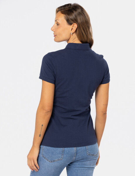 POLO PIQUE LISA Azul