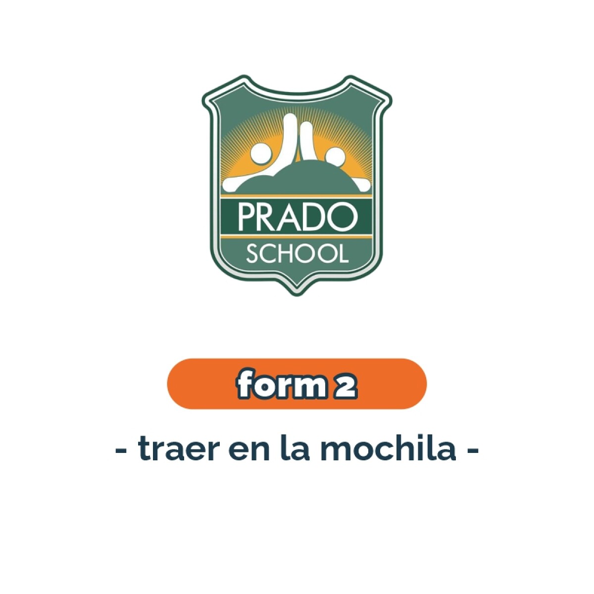 Lista de materiales - Primaria Form 2 Prado School 