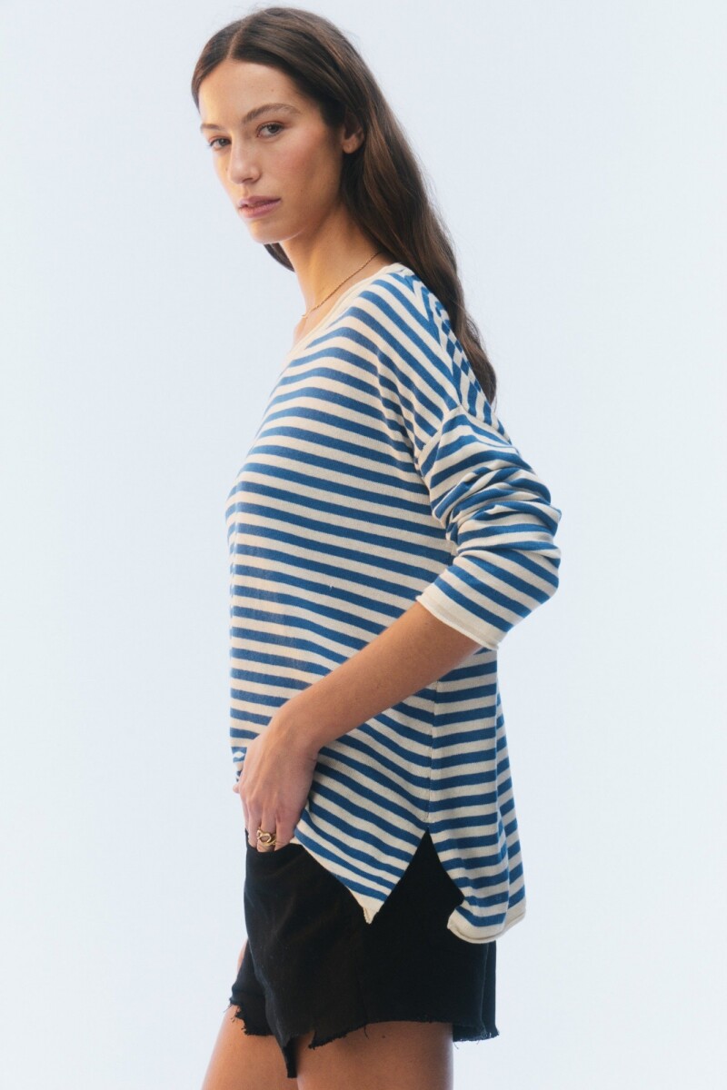 REMERA ANN Azul