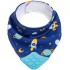 Babero bandana con mordillo BUBA space azul