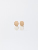 Pendientes Esmaltados beige