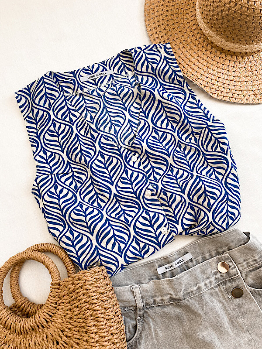 Blusa Tessi - Azul 