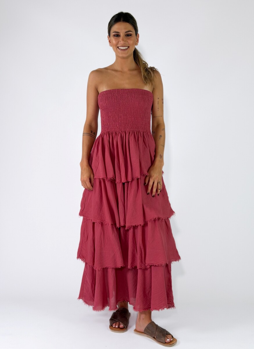 VESTIDO IKARIA - LADRILLO 