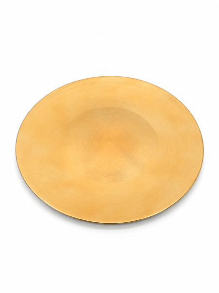 PLATO BASE DISCO DORADO