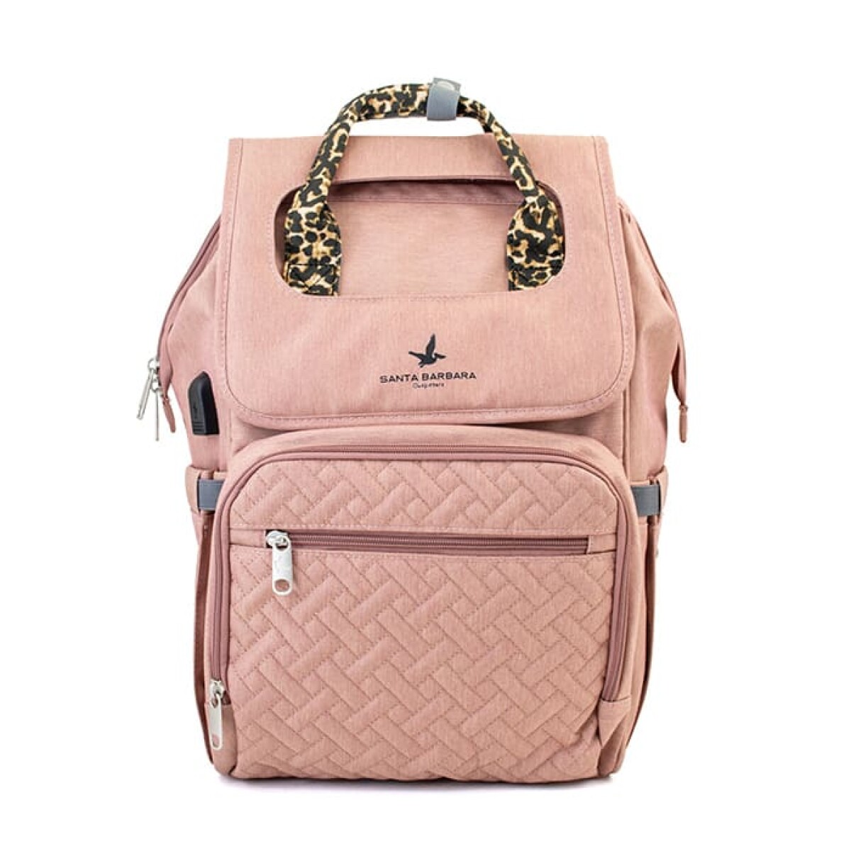 Mochila Santa Barbara Wuhan YF-073 - Rosado-animal Print 