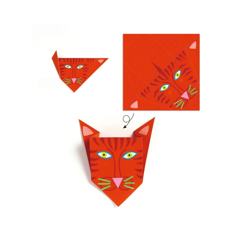 Iniciar en Origami Djeco Modelo animales Iniciar en Origami Djeco Modelo animales