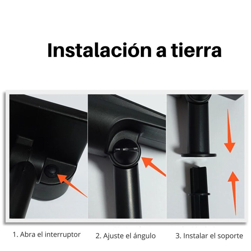 Luz Solar Led Exterior Jardín Lampara Foco Patio Ajustable Luz Solar Led Exterior Jardín Lampara Foco Patio Ajustable