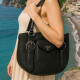 Cartera Squash dos hebillas Luma Negra