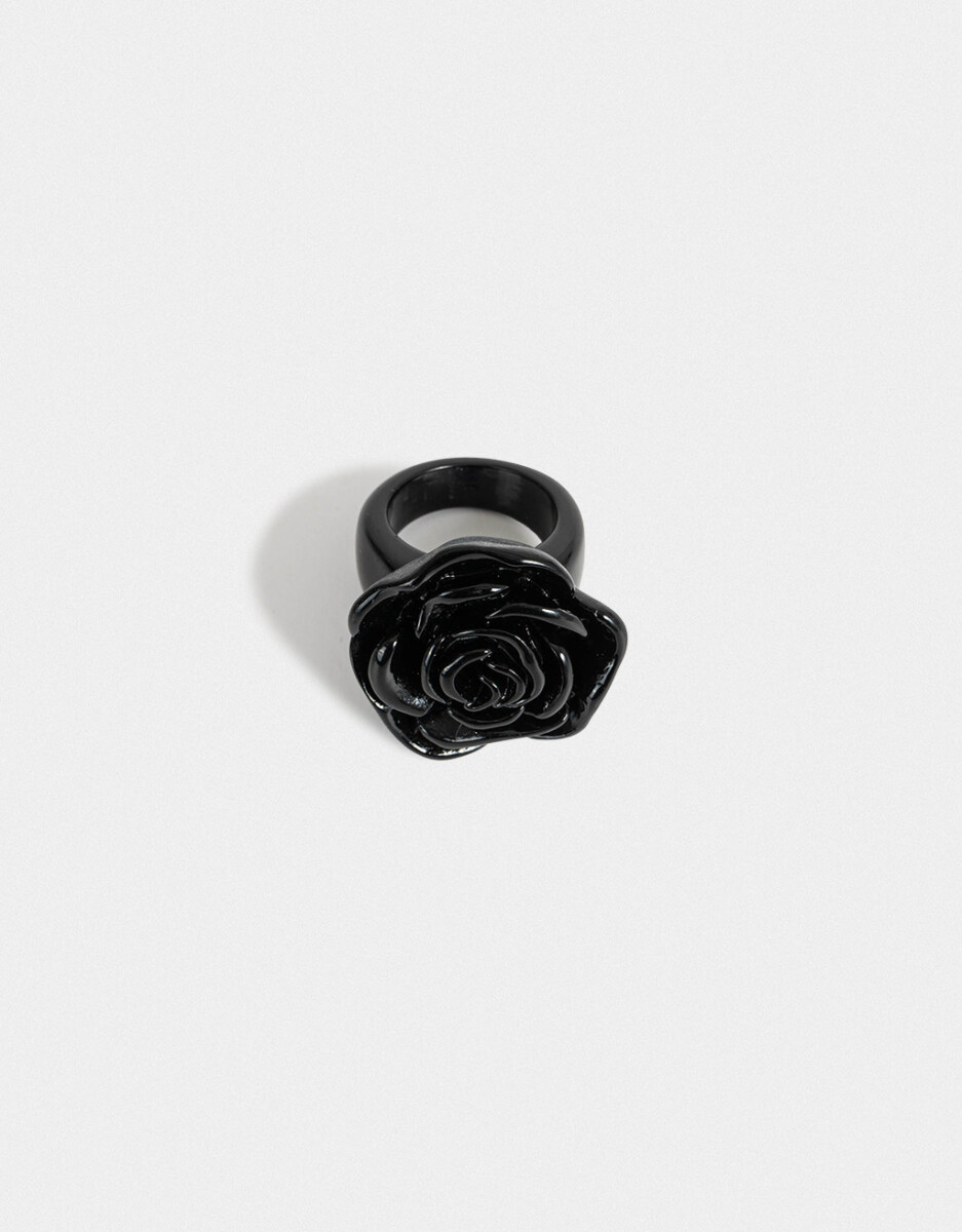 Anillo De Resina Rosa 