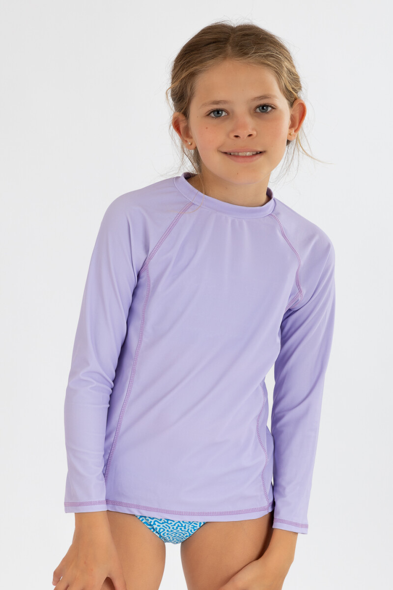 Manga larga plain uv protection 2-16a Lila