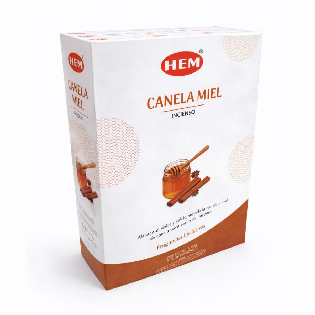 INCIENSO HEM PREMIUM 25 GR X12 - Canela/miel 