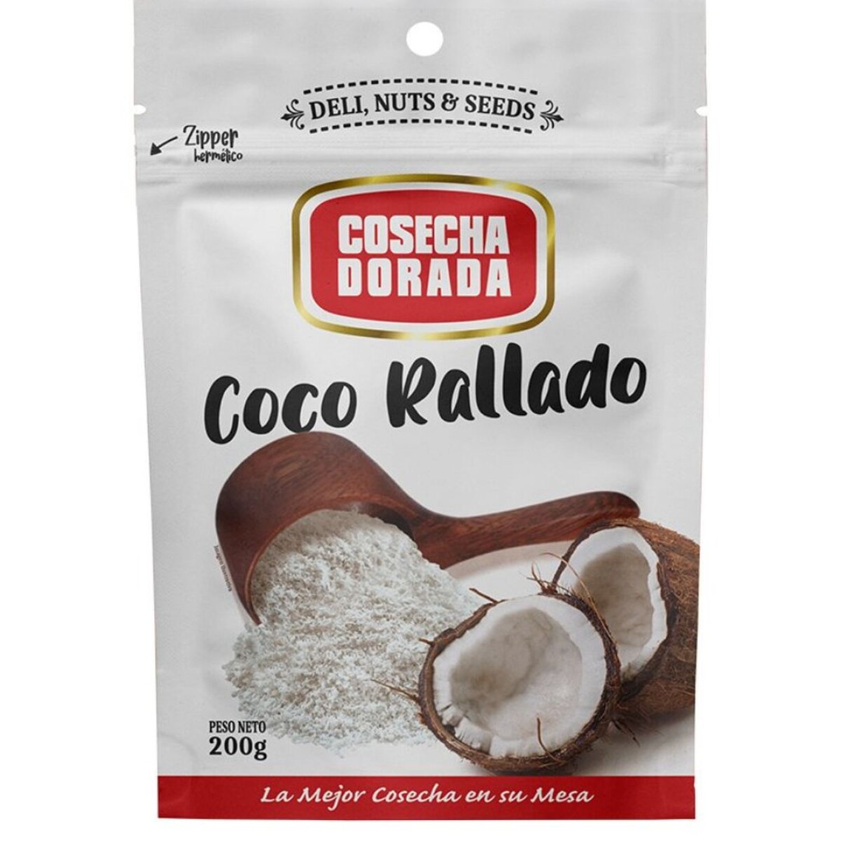 COCO RALLADO FINO 200 GR COSECHA DORADA 