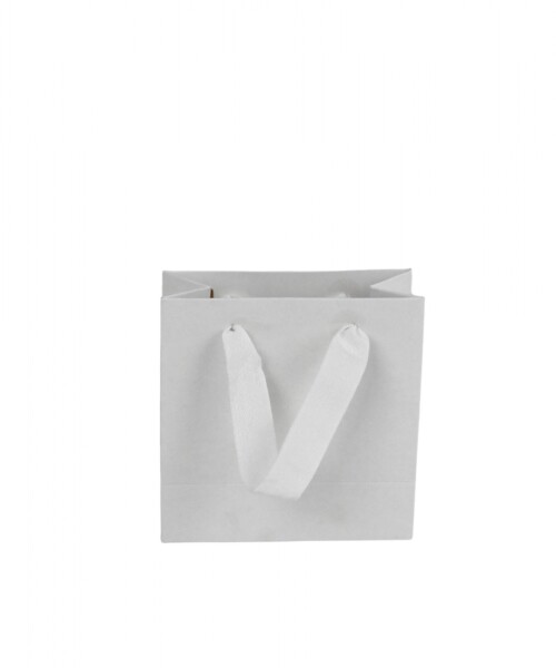 Bolsa cartulina eco 10x05x10 cm BLANCO
