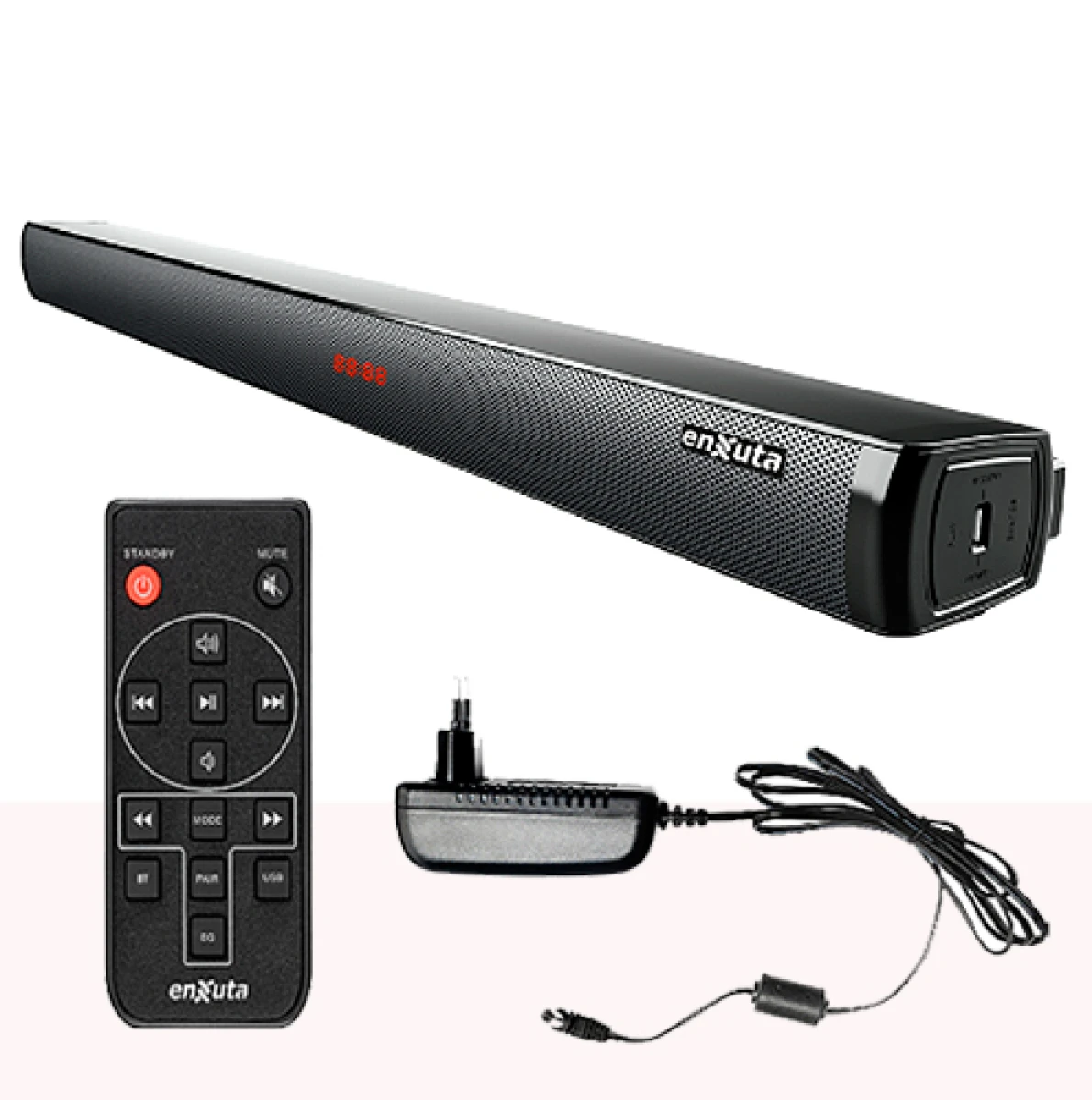 BARRA DE SONIDO ENXUTA BSENX2940 c/Bluetooth -400W - Sin color 