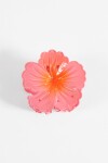 Broche flor rojo