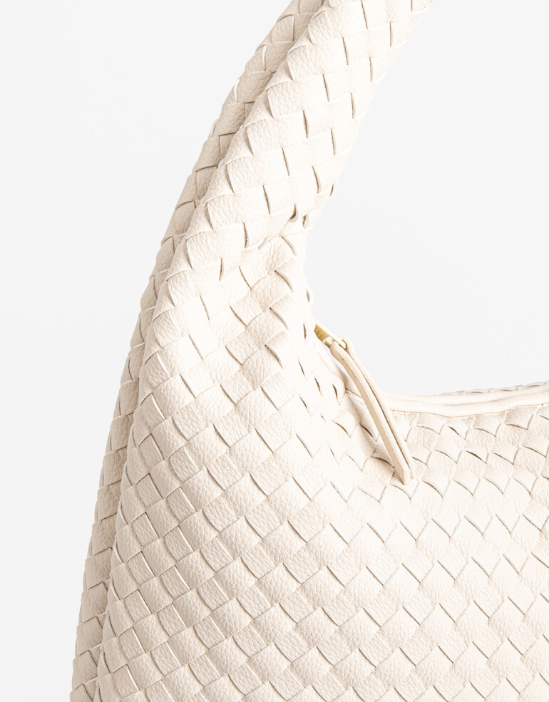 Saca Saca Trenzada Crudo - Blanco Crudo