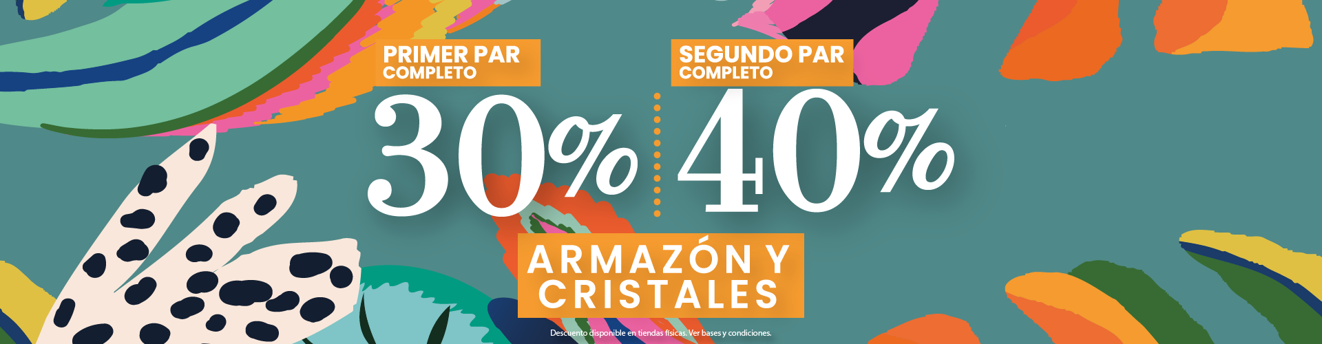 junio 30%off lente completo y 40% el segundo par