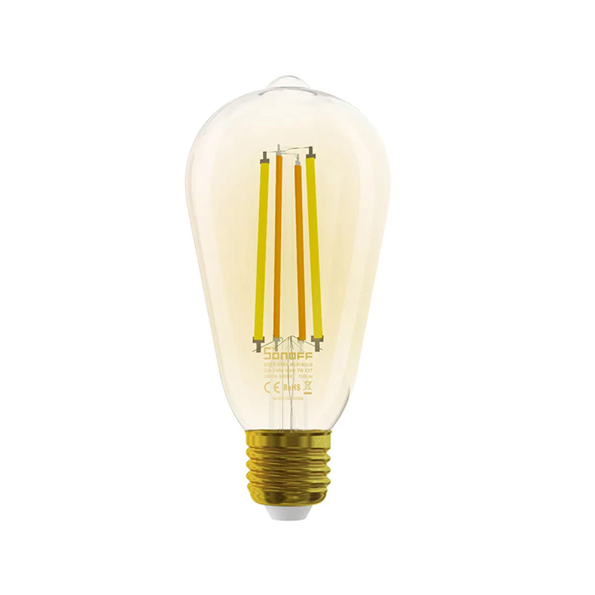 Lámpara LED Smart ST64 Filamento WiFi Sonoff 