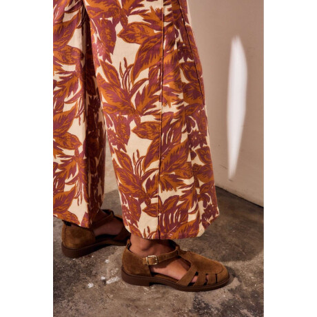 Jean Wide Leg Estampado Multi