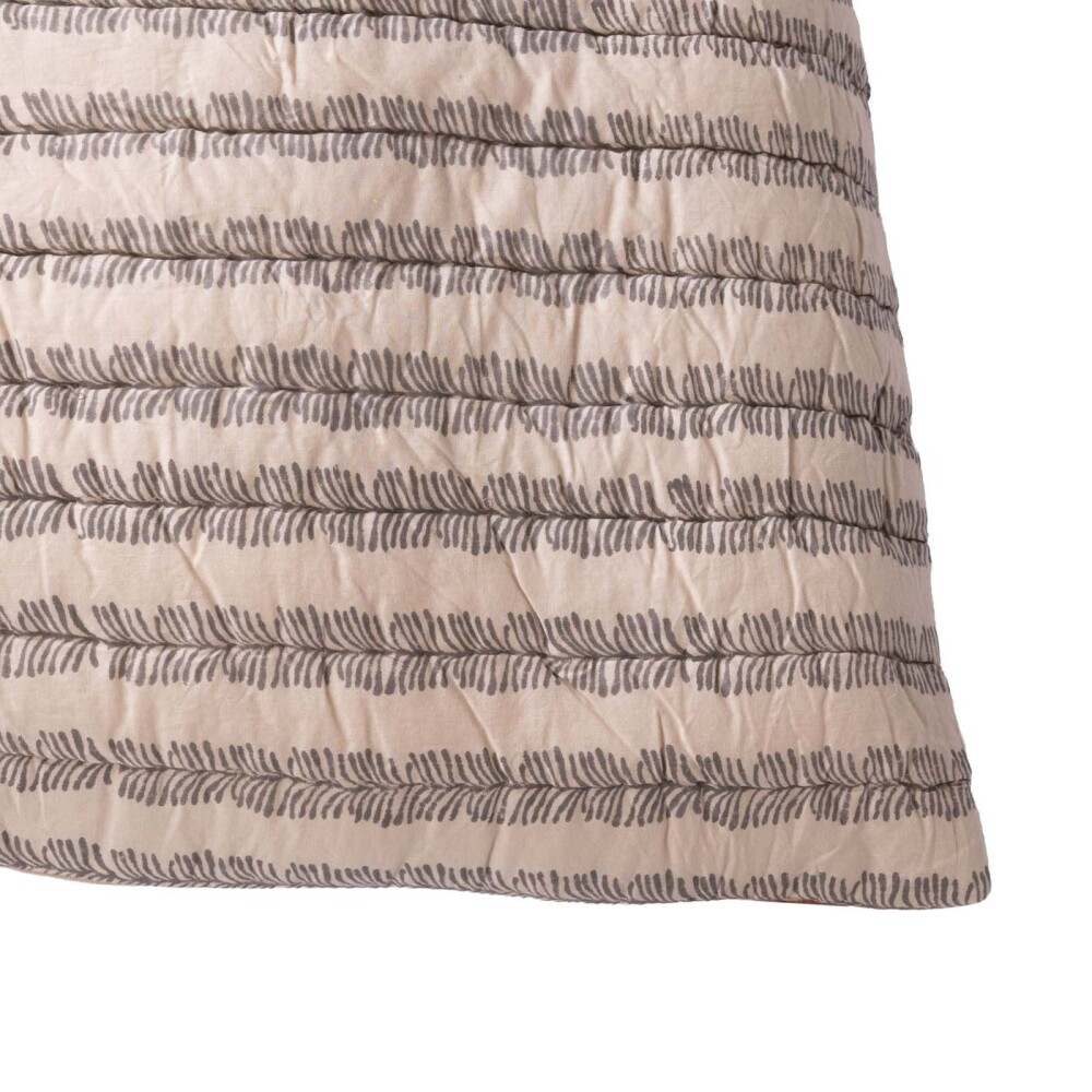 FUNDA DE ALMOHADÓN RIVIE ALGODON BLANCO 65*65, BCO/NEG BLANCO/NEGRO