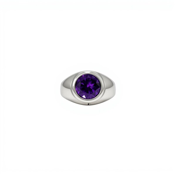 Anillo Circulo Zirconia . Plata 925 - AN4756 sinpiedra