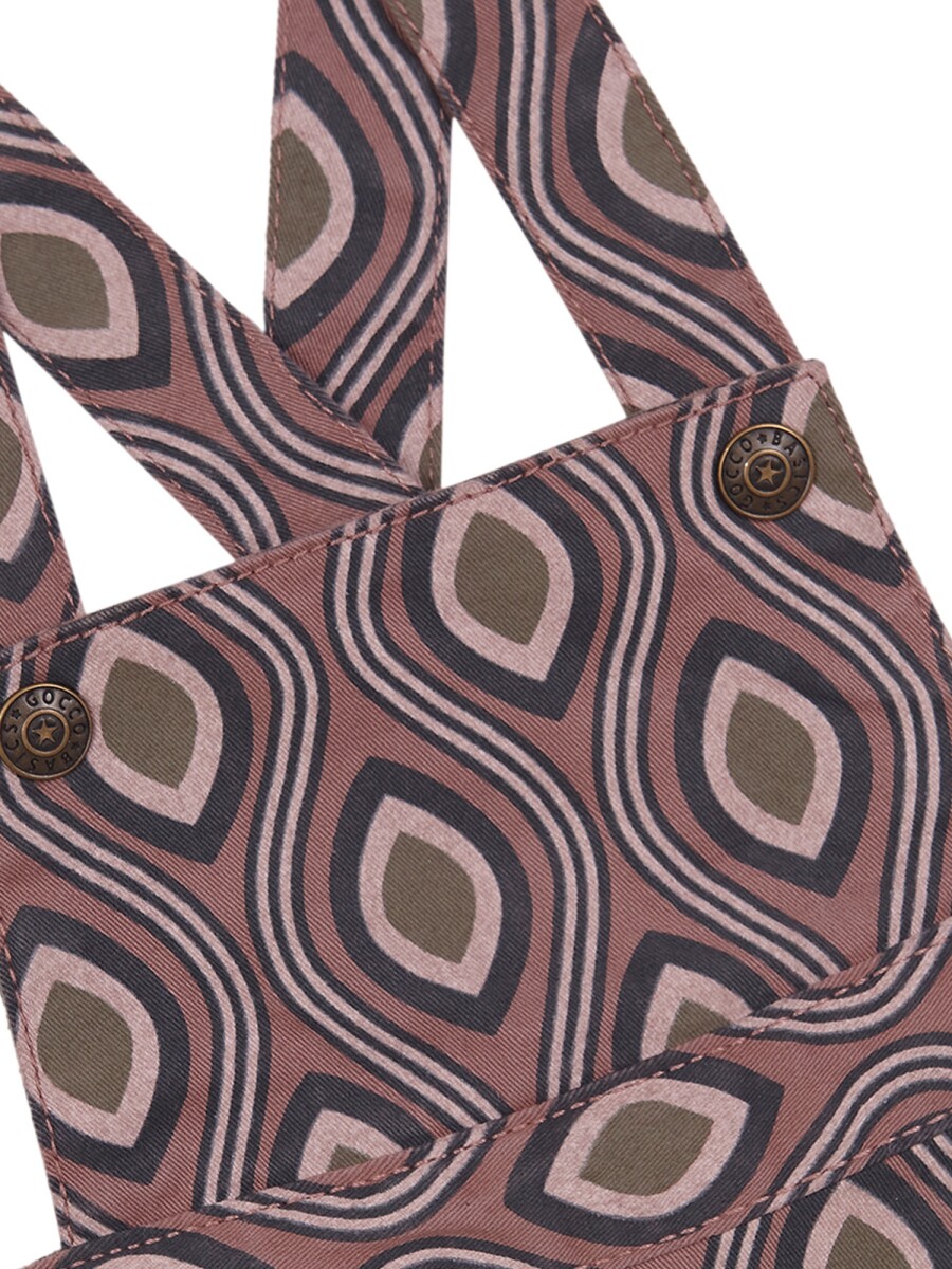 Peto De Twill Estampado Purpura