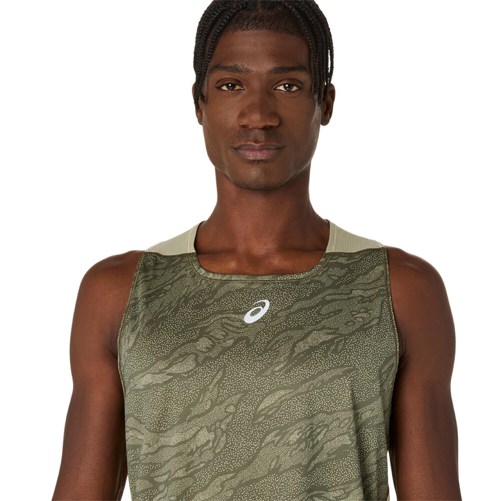 Bividi Running Fujitrail Singlet Hombre Mantle Green/khaki