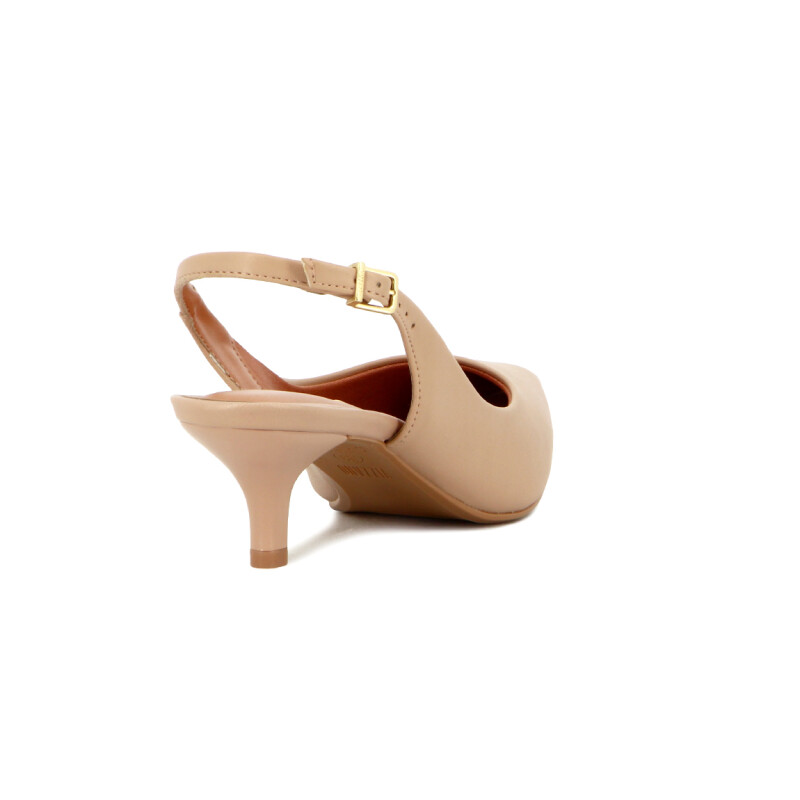 Zapato Vizzano Mujer Lvx Taco 5cm Punta Fina Beige