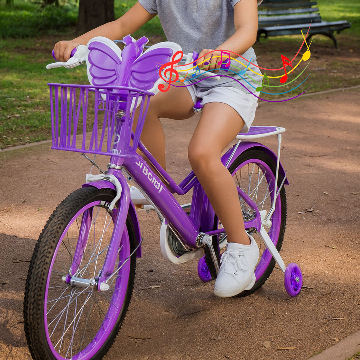 Bicicleta Butterfly rodado 20 - Violeta 