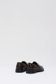 Mocasín eco piel vaca chocolate