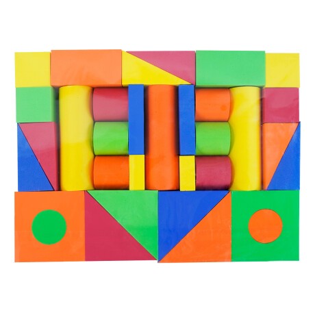 Bloques didacticos goma eva 33 piezas Bloques didacticos goma eva 33 piezas