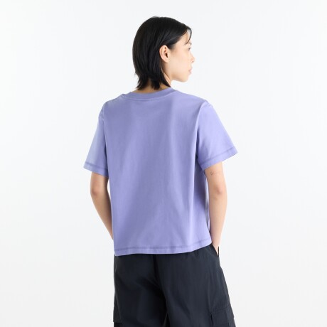 Remera New Balance de Dama - Athletics Premium - WT62B7V2DSV LILA