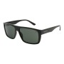 Lentes De Sol Policarbonato Chilli Beans Cuadrado Verde/Negro