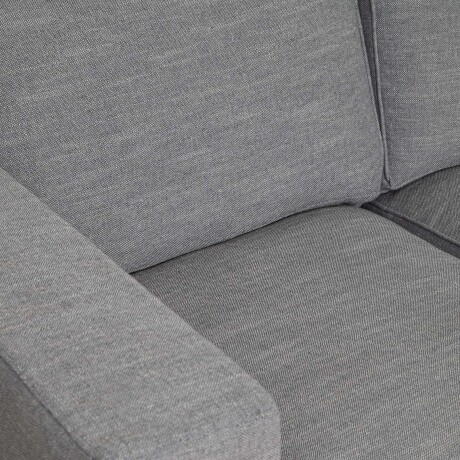 SOFÁ CON FUNDA DESMONTTABLE 2 CUERPOS TELA-Y-MADERA GRIS CHARLIE