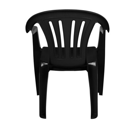 Silla MOR PlÃÂ¡stica Bela Vista con Apoya Brazo Negro