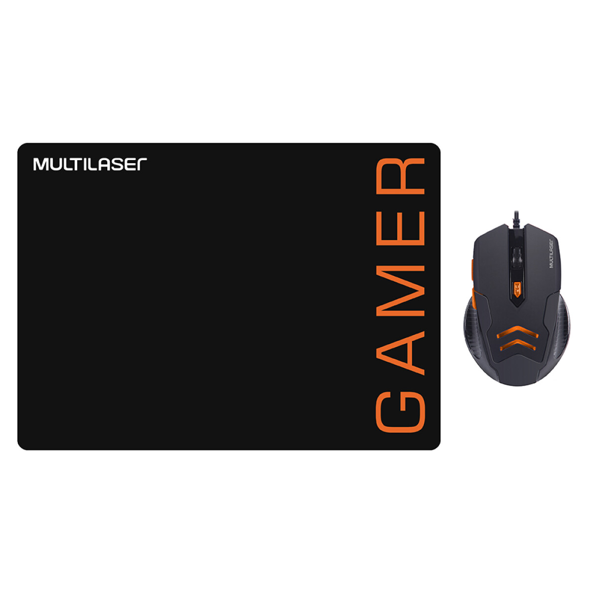 Kit Multilaser Mouse Gamer 3200 Dpi 6B + Pad Ne/n MO274 - 001 