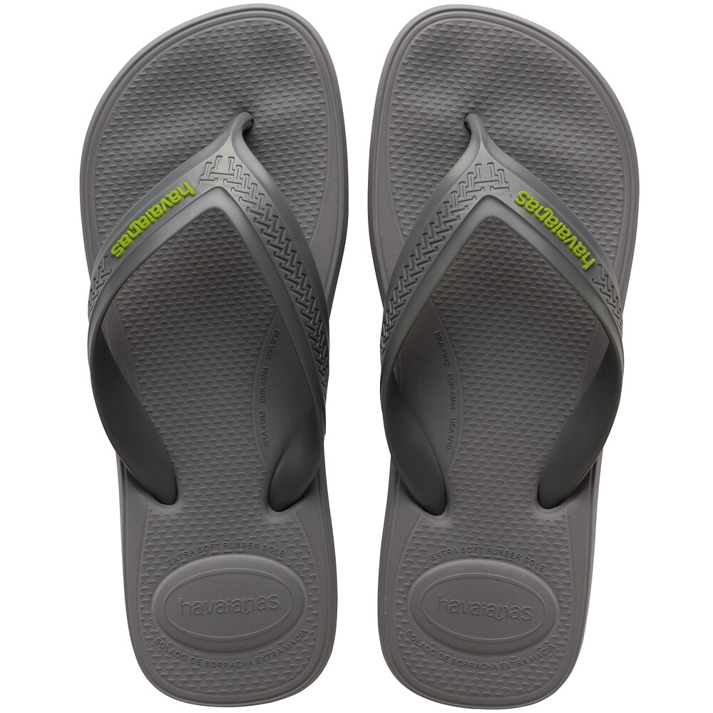 Sandalias Havaianas Top Max Comfort Hombre Acero Gris