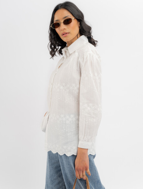 Camisa full bordado Eline Camisa full bordado Eline
