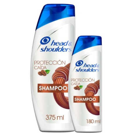 Pack Head & Shoulders shampoo 375 ml + shampoo 180 ml Protección caída con cafeína