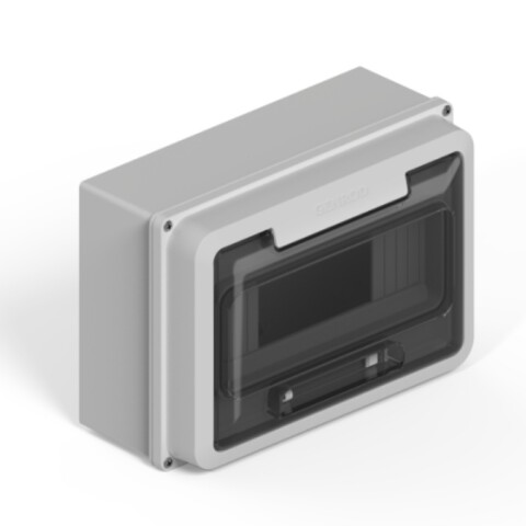 TABLERO EXT. IP65 p/9 polos DIN - GRIS GENROD TABLERO EXT. IP65 p/9 polos DIN - GRIS GENROD