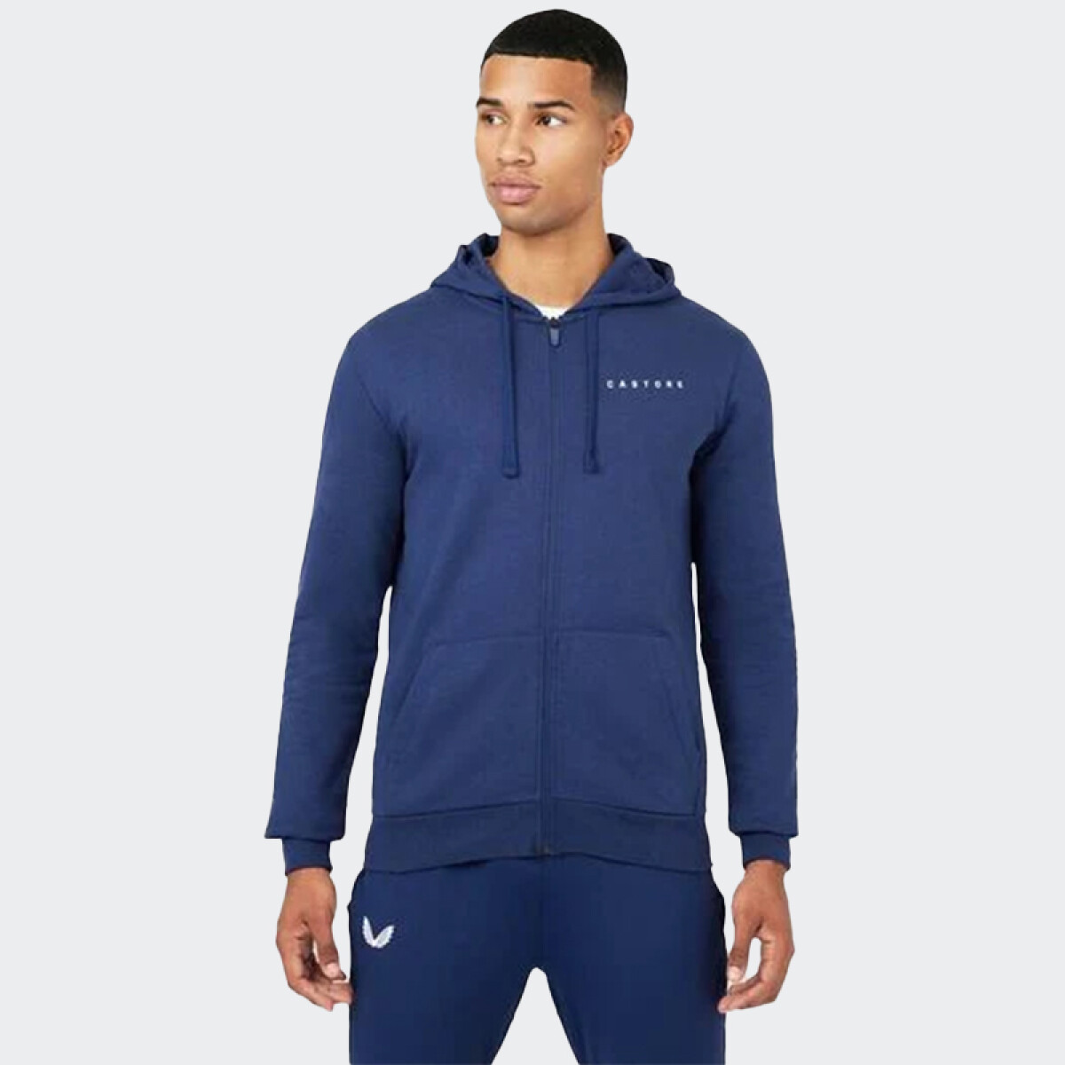 Campera Castore Zip Through - Azul 