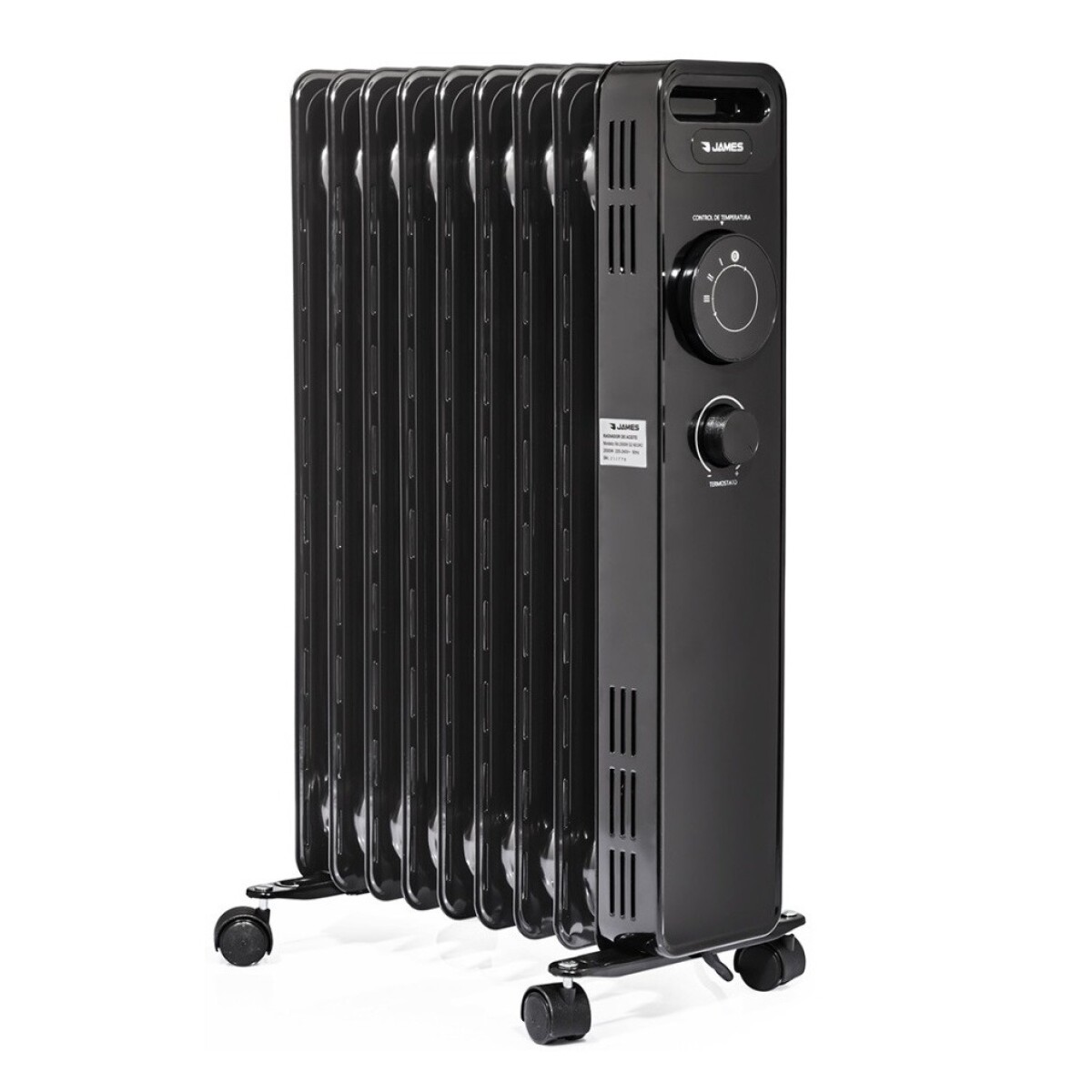 Radiador De Aceite James 9 Elementos Ra2000 G2 Negro 