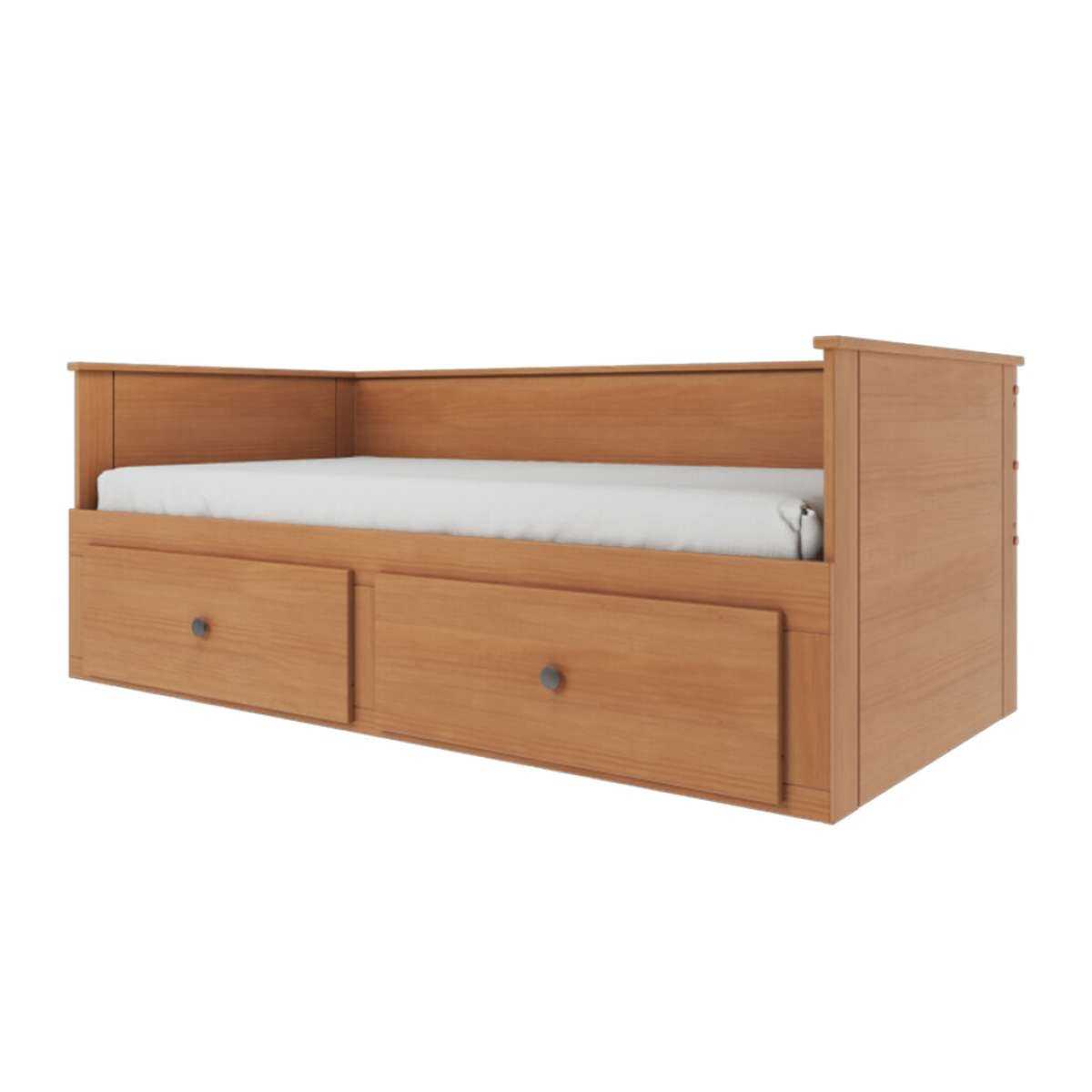 Cama Palino 1 Plaza / auxiliar Funcional - Marron 