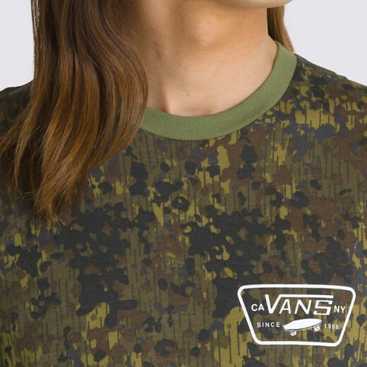 Remera Vans Full Patch Back - Olive Bran Remera Vans Full Patch Back - Olive Bran