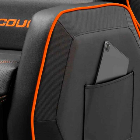 Sillón Cougar Ranger S Negro/Naranja