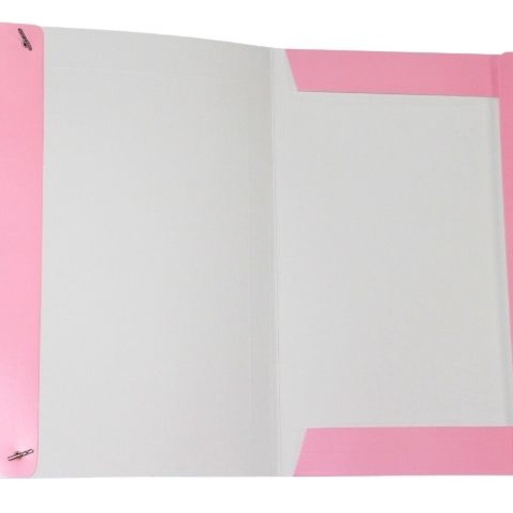 CARPETA DALI CON ELASTICO TAMAÑO OFICIO COLORES PASTELES COLOR ROSADO