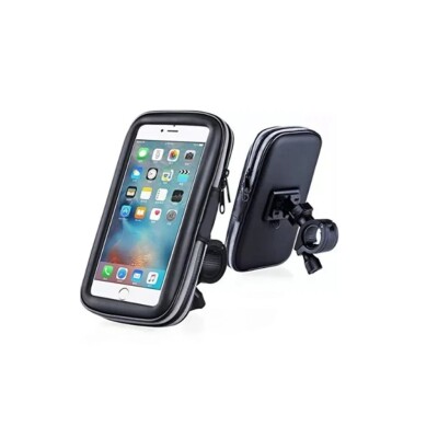 SOPORTE DE CELULAR PARA BICICLETA O MOTO IMPERMEABLE SOPORTE DE CELULAR PARA BICICLETA O MOTO IMPERMEABLE